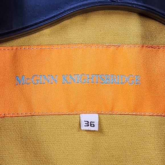 McGinn Knightsbridge Women's Button Front Tie-Belt Jacket - 36 - Picture 3 of 5